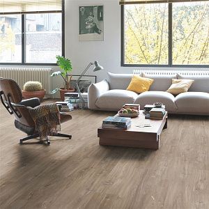 Плитка ПВХ Quick Step Livyn Balance Click Дуб каньон темно-коричневый пилёный BACL40059 фото 3 | FLOORDEALER